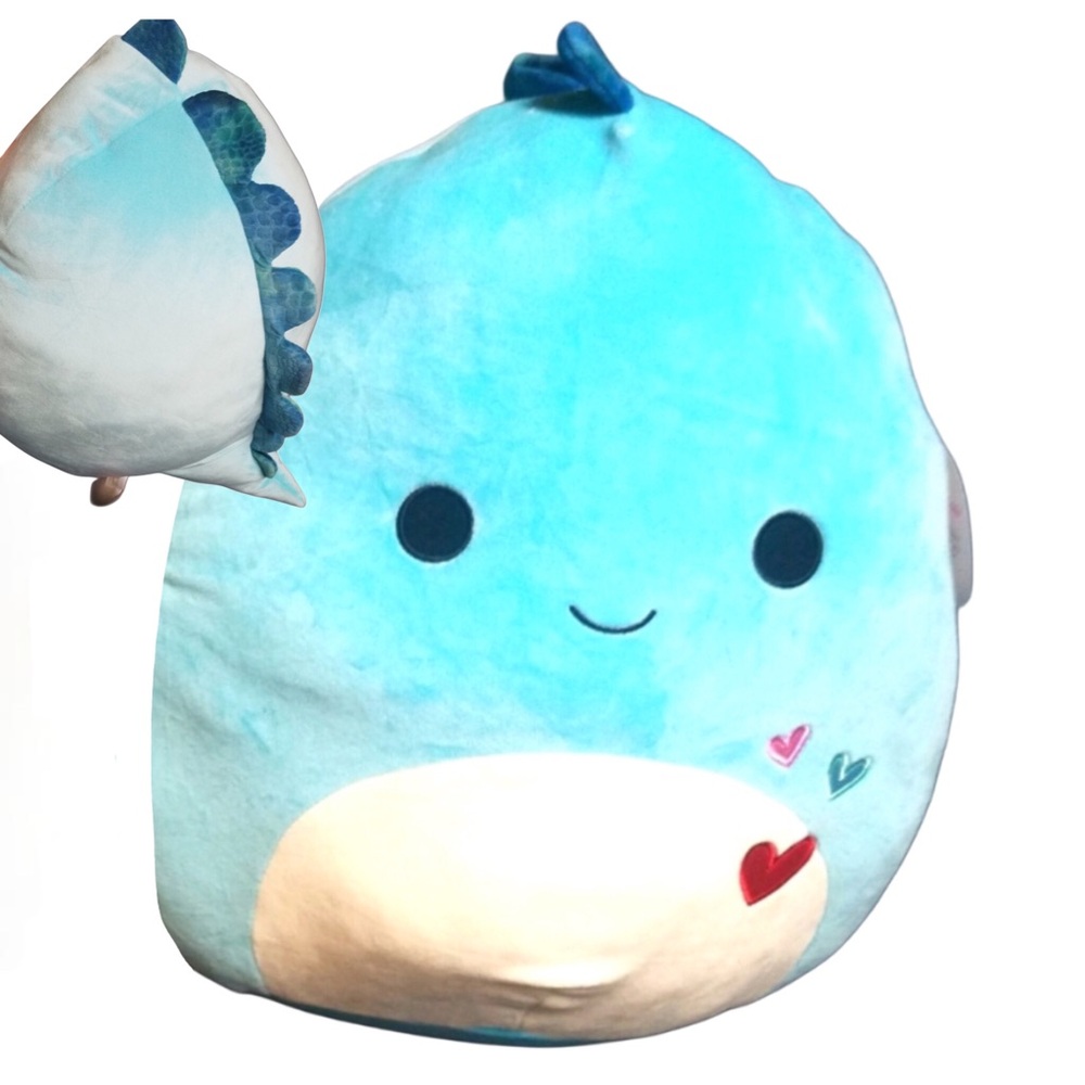 🌟LARGE 16”🌟 Blue Dinosaur Special Valentine Edition Squishmallow Ben